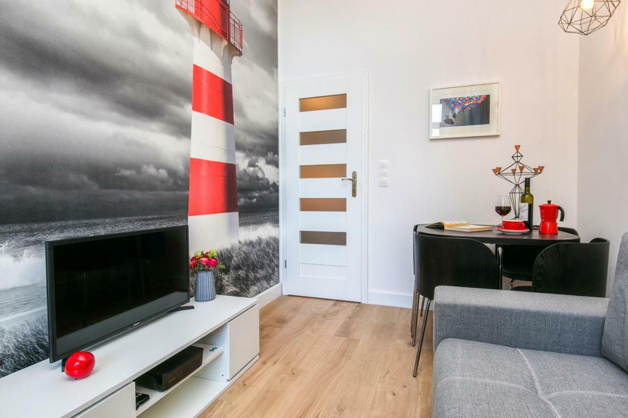 Berg Apartament Red Obok Starego Miasta Gdańsk Exterior foto