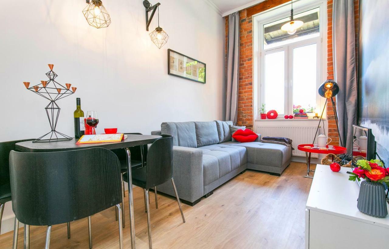 Berg Apartament Red Obok Starego Miasta Gdańsk Exterior foto