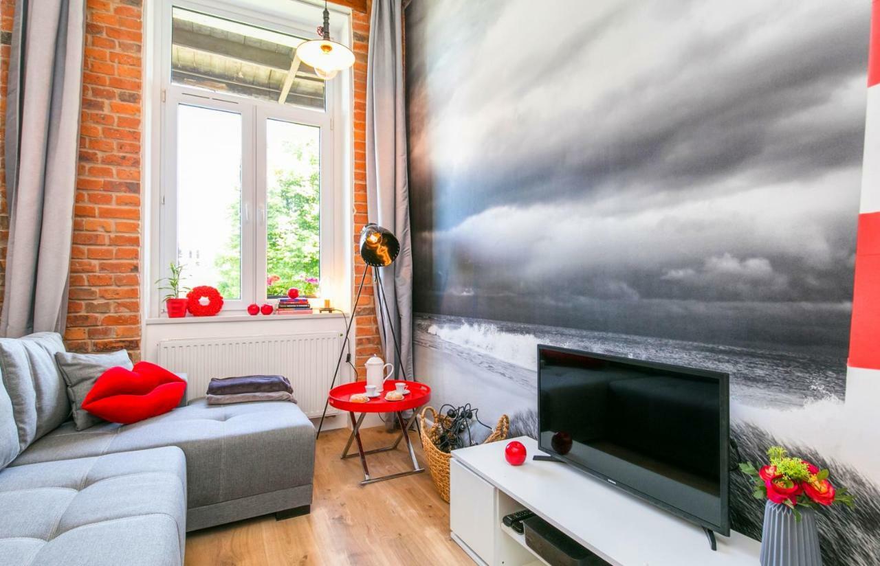 Berg Apartament Red Obok Starego Miasta Gdańsk Exterior foto